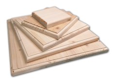 Drevená podložka pod model - Štvorec 20 x 20 cm