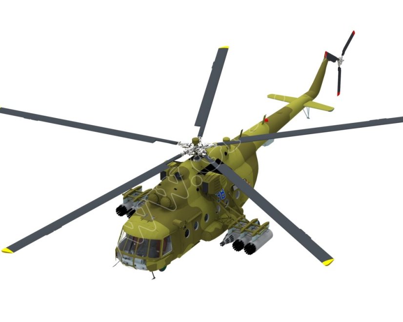 Helikoptéra Mi8 MT (HIP-H) - Afganistan