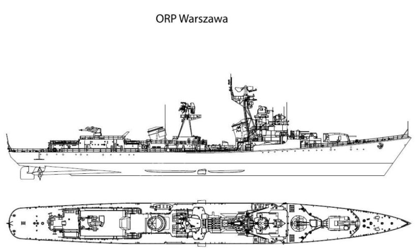 ORP WARSZAWA 1:100