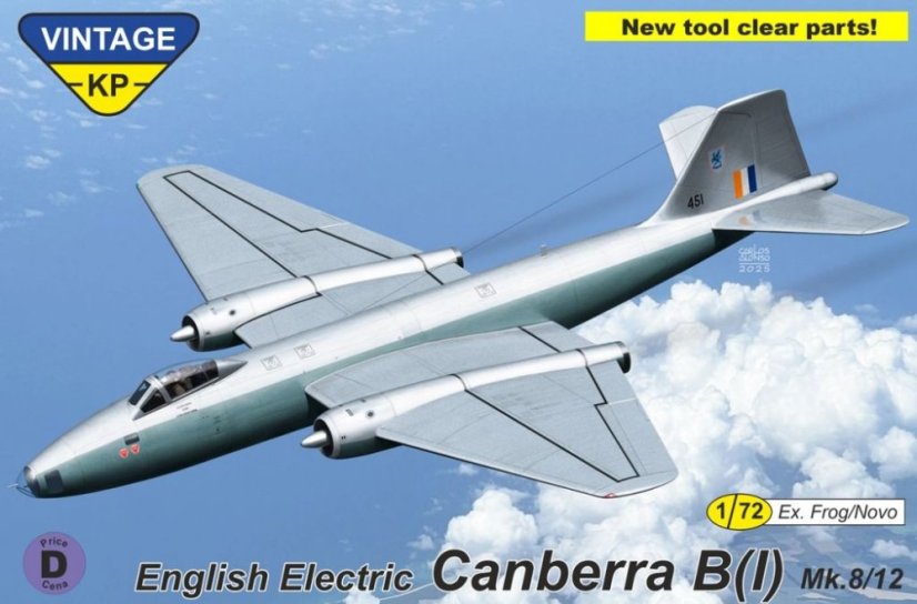 Canberra B(I) Mk.8 (VINTAGE KP) 1/72