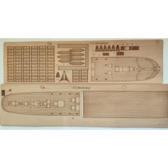 USS Mississippi - Laserové doplňky - dřevěná paluba