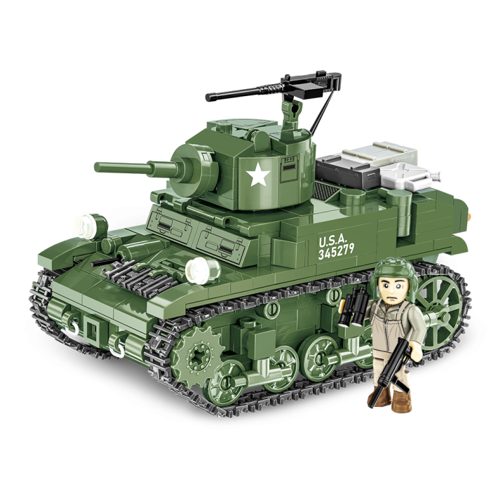M3A1 Stuart - Plastová stavebnice COBI