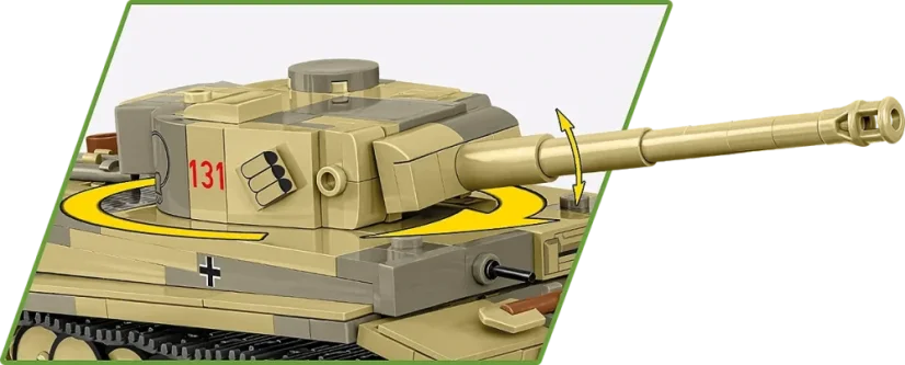 Panzer VI Tiger I no.131 WWII - Plastová stavebnica COBI