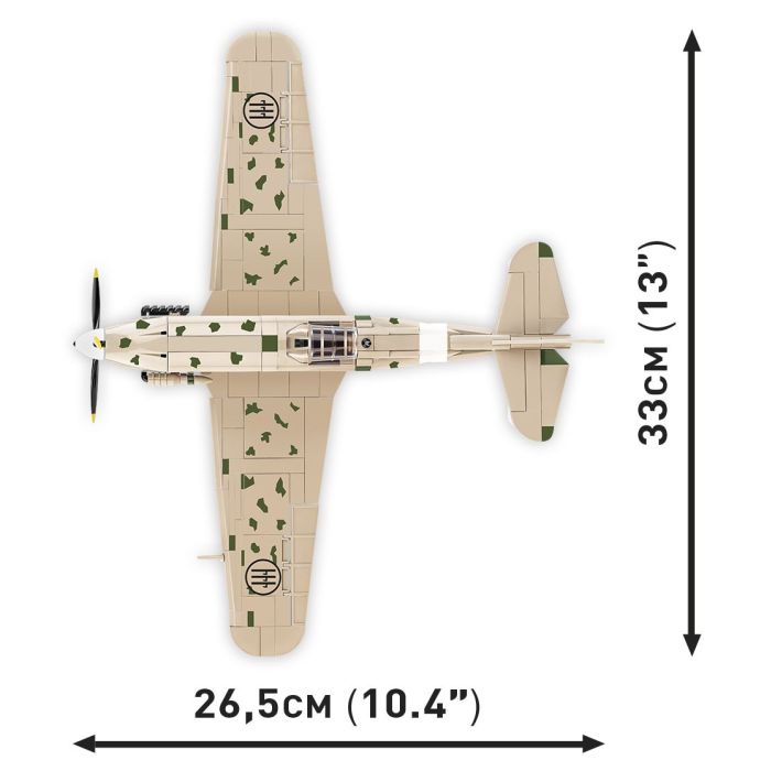 Macchi MC.202 Folgore - Plastová stavebnice COBI