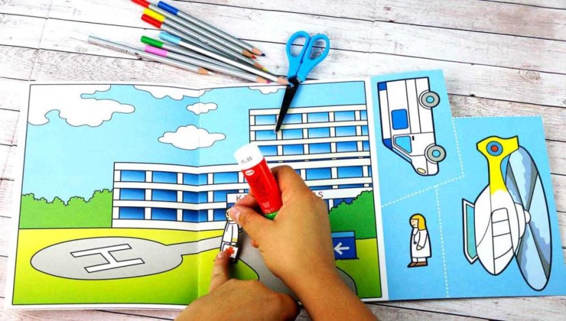 Začínáme vystřihovat - Hasiči