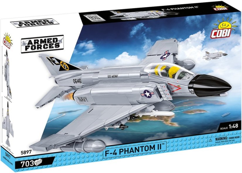 F-4 Phantom II - USS Midway - Plastová stavebnice COBI