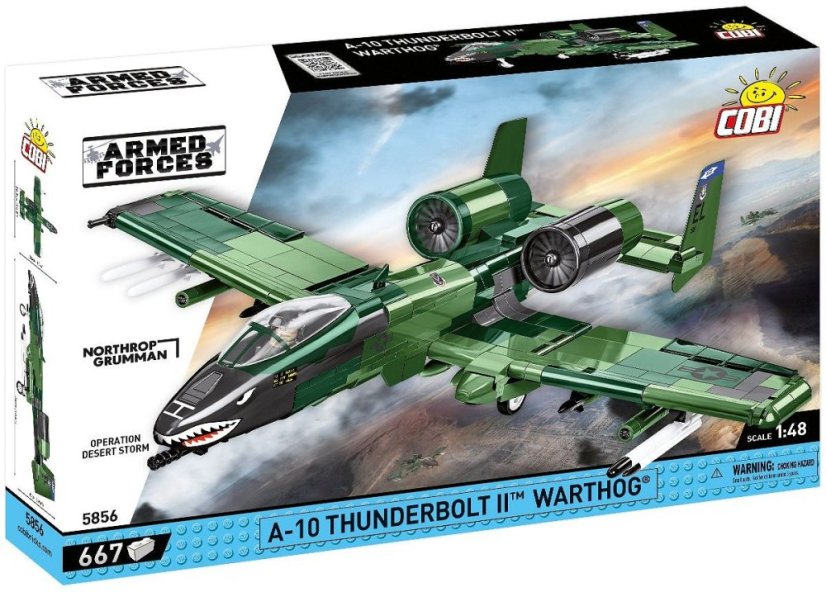 A-10 Thunderbolt II Warthog - Plastová stavebnice COBI