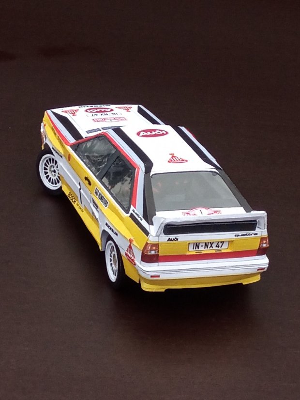 Audi Quattro A2 - HB Audi team- Rallye Monte Carlo 1984 - 1:18