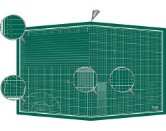 Řezací podložka - zelená A1, 90x60 cm, 3 mm - skládací