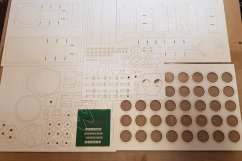 Panzerkampfwagen T-34-747 (r) Prochorowka - Laserové doplňky - kostra, díly kol