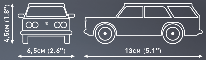 FSO 125p kombi - Plastová stavebnica COBI