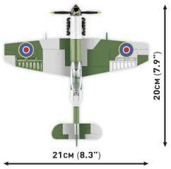 Spitfire Mk. XVI Bubbletop WWII- Plastová stavebnice COBI