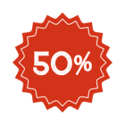 Discounts 50%