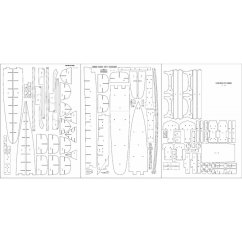 HMS Ben-My-Chree - Laserové doplňky - kostra