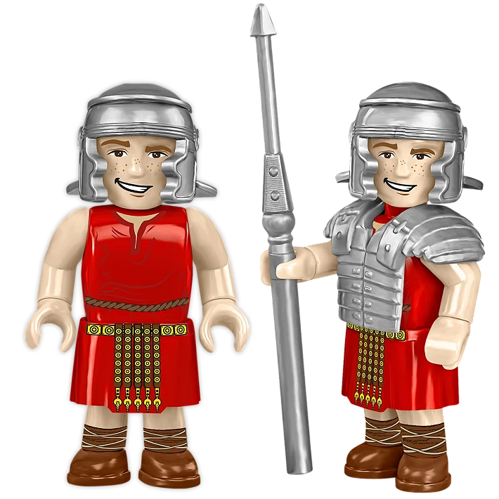 Rímsky tábor - Brána - Plastová stavebnica COBI