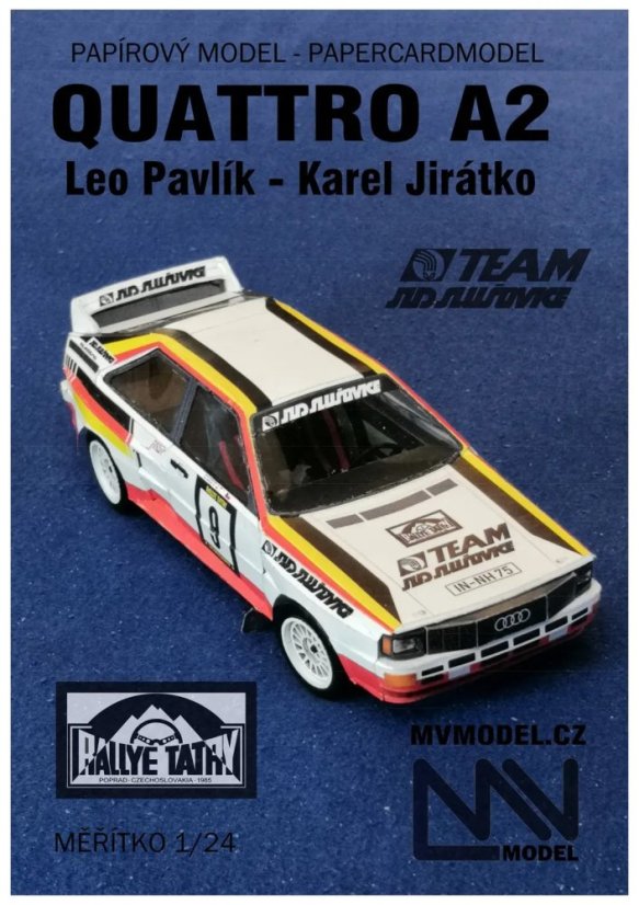 Audi Quattro A2 - Leo Pavlík - Rallye Tatry 1985