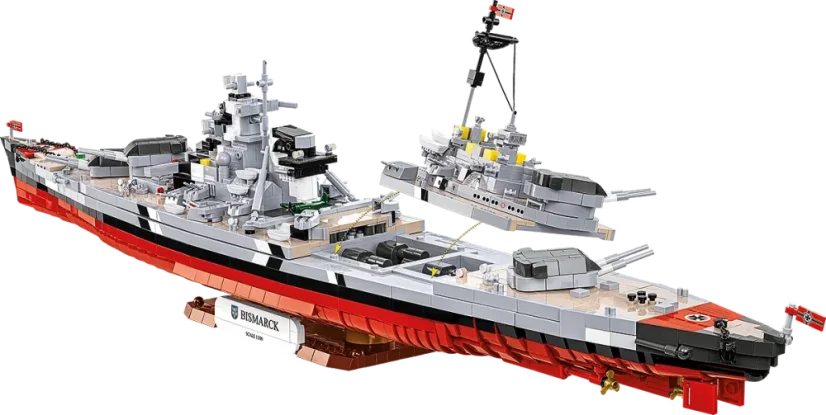 Bitevní loď Bismarck WWII - Plastiková stavebnice COBI