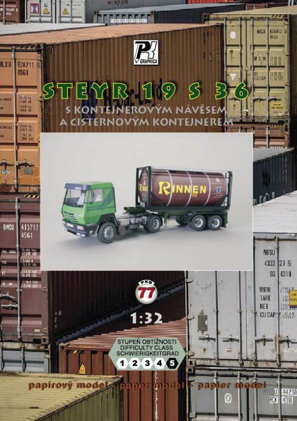 Steyr 19 S 36 s návěsem Rinnen