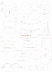 PZL P.11g Kobuz - Laser accessories - skeleton