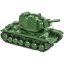 Tank KV-2 WWII - Plastová stavebnica COBI