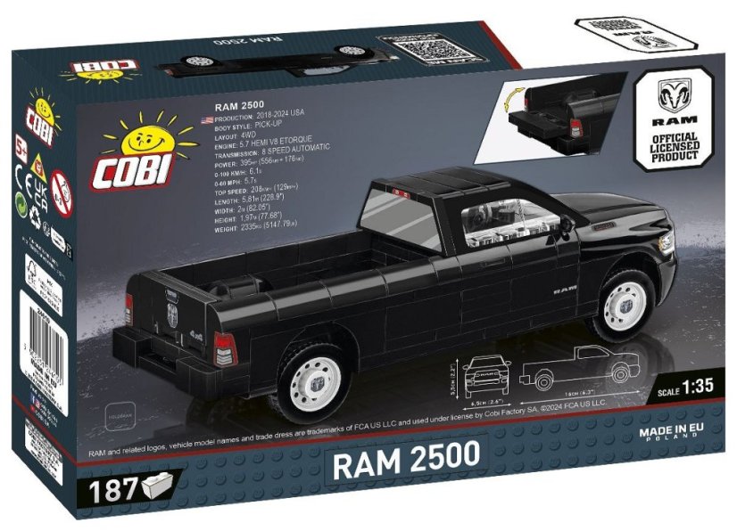 RAM 2500 - Plastová stavebnice COBI