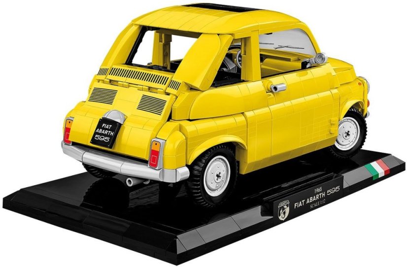 Fiat Abarth 595, EXECUTIVE EDITION 1:12 - Plastová stavebnice COBI