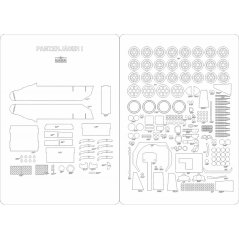 Panzerjager I - Laserové doplnky - kostra, detaily