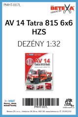 Tatra 815 AV14 6x6 HZS - Laserové doplnky - dezény
