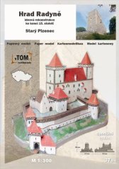 Radyně Castle - special edition - 1:300
