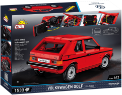 Volkswagen Golf 1974, 1:12 - Plastová stavebnice COBI