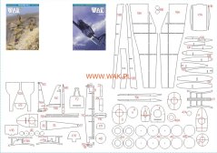 Mustang Mk.Ia - Laserové doplnky - kostra
