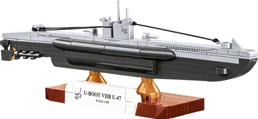 Nemecká ponorka U-Boot VIIB U-47 WWII - Plastová stavebnica COBI