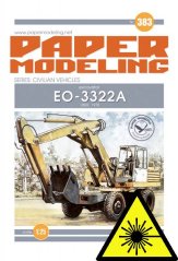 Bagr EO-3322A - Laserové doplňky - kostra, díly kol, dezény