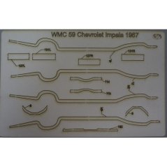 Chevrolet Impala 1967 - Laser accessories - skeleton