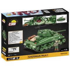 Sherman M4A1 - Plastová stavebnica COBI