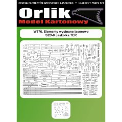 SZD-8 Jaskółka ter (swallow) - Laser accessories - skeleton