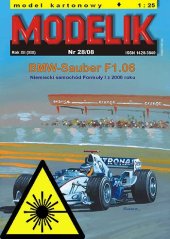 Formule BMW - Sauber F1.06 - Laserové doplňky - kostra, díly kol