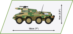 Sd.Kfz. 234/3 Stummel- Plastová stavebnice COBI