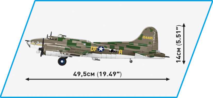 Boeing B-17F WWII Executive Edition - Plastová stavebnice COBI