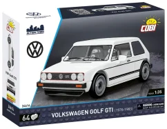 Volkswagen Golf GTI 1976 - bílý - Plastová stavebnice COBI