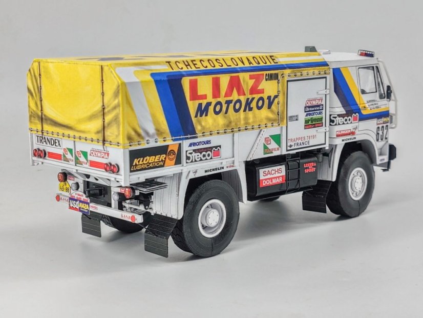 LIAZ 100.55 D č. 631 + 632 - Dakar 1986 - 1:25