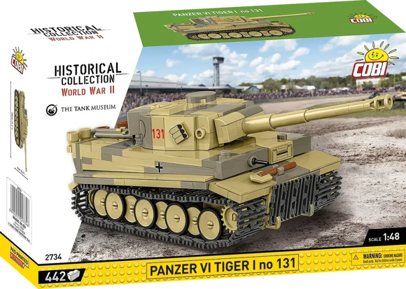 Panzer VI Tiger I no.131 WWII - Plastová stavebnica COBI