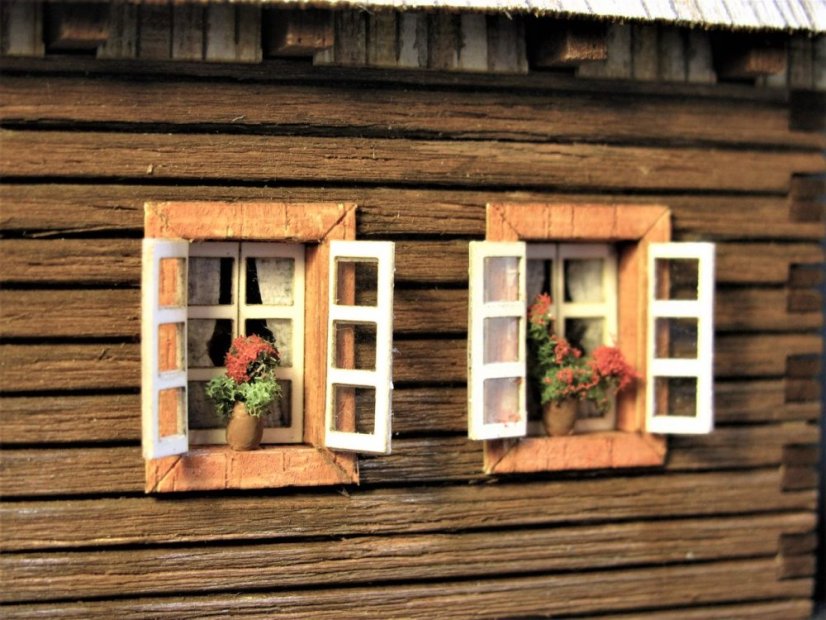 Dřevěnice z Návojné 1:120