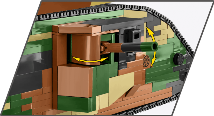 MARK I (Male) C.19. - Plastová stavebnica COBI