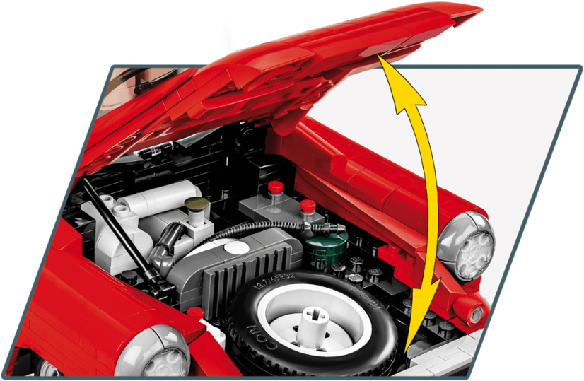 Citroën DS 19 Cabrio 1962, 1:12 - Plastová stavebnice COBI