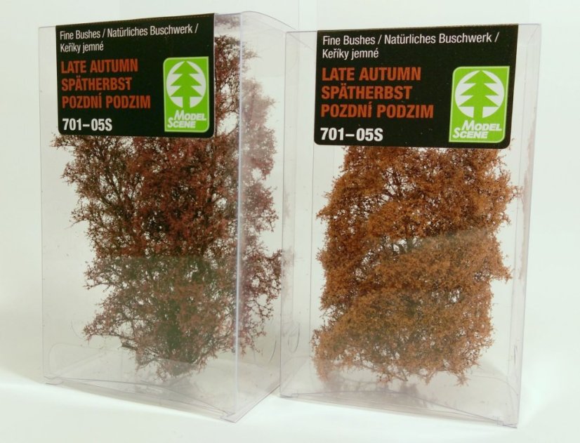 Jemné keříky - pozdní podzim