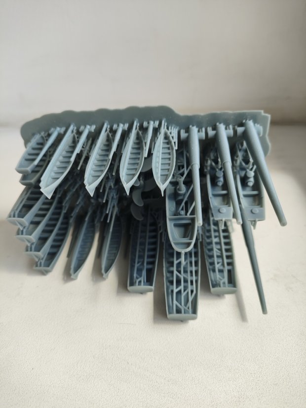 Bitevní loď Bouvet - 3D doplňky