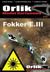 Fokker E.III - Laserové doplňky - kostra