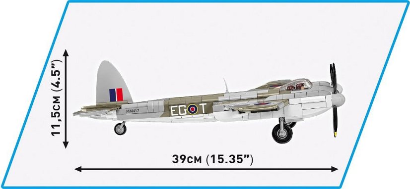 De Havilland DH-98 Mosquito WWII - Plastová stavebnice COBI