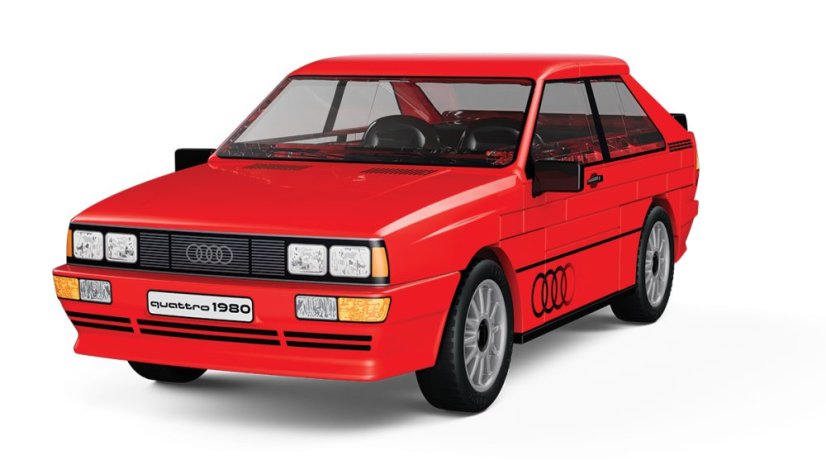Audi Quattro 1980 - Plastová stavebnice COBI